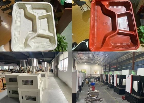 Ampolla del Pvc que forma la cadena de producción biodegradable del vajilla de la máquina