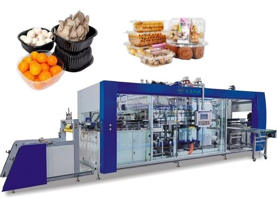 Maquinaria de Thermoforming de la ampolla de cuatro estaciones automática